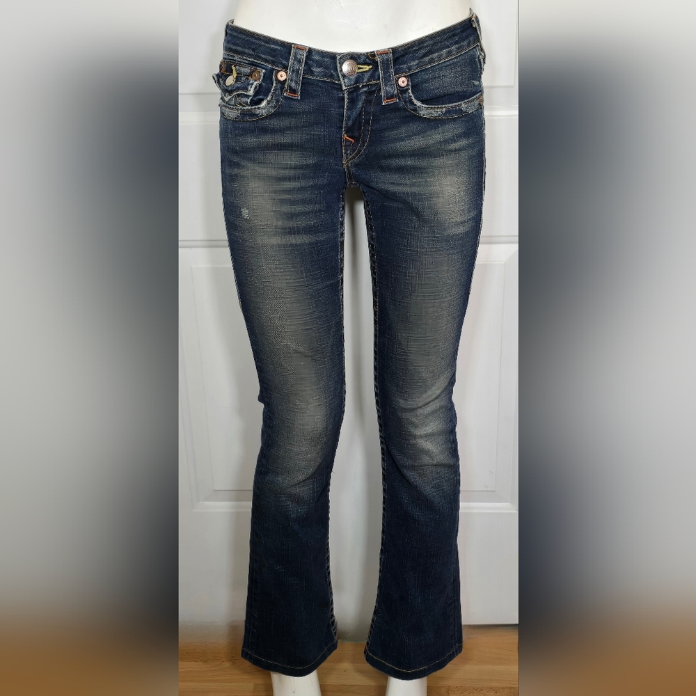 True Religion Denim Jeans Size 27 Distressed